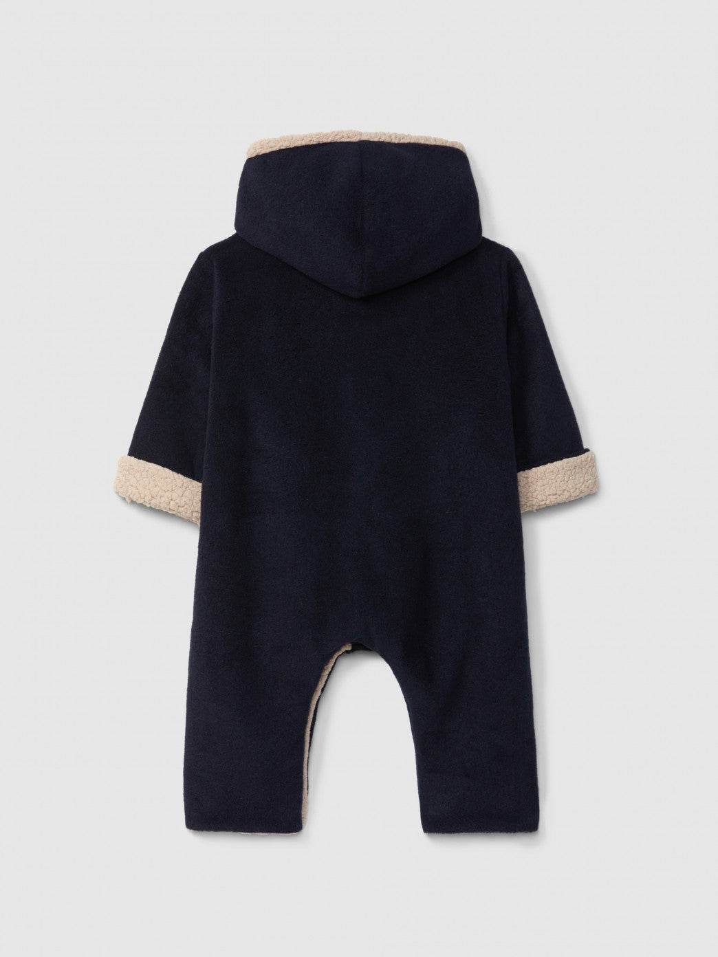 Buzo polar con capucha e interior de pelo Snug, marino