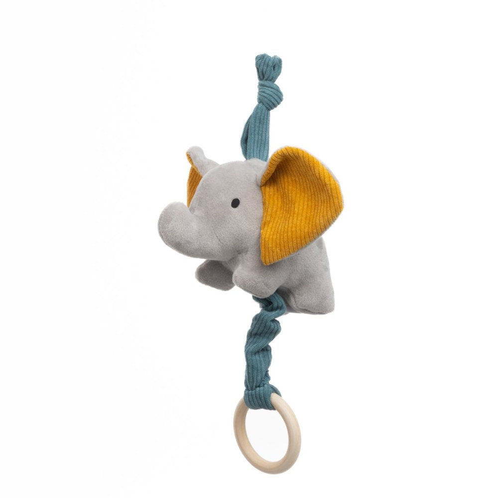 Elefante vintage musical 18 cm Artesavi
