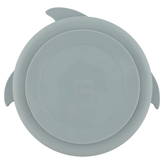 Plato compartimentado de silicona con ventosa - Mr. Shark | Trixie (vista 2)