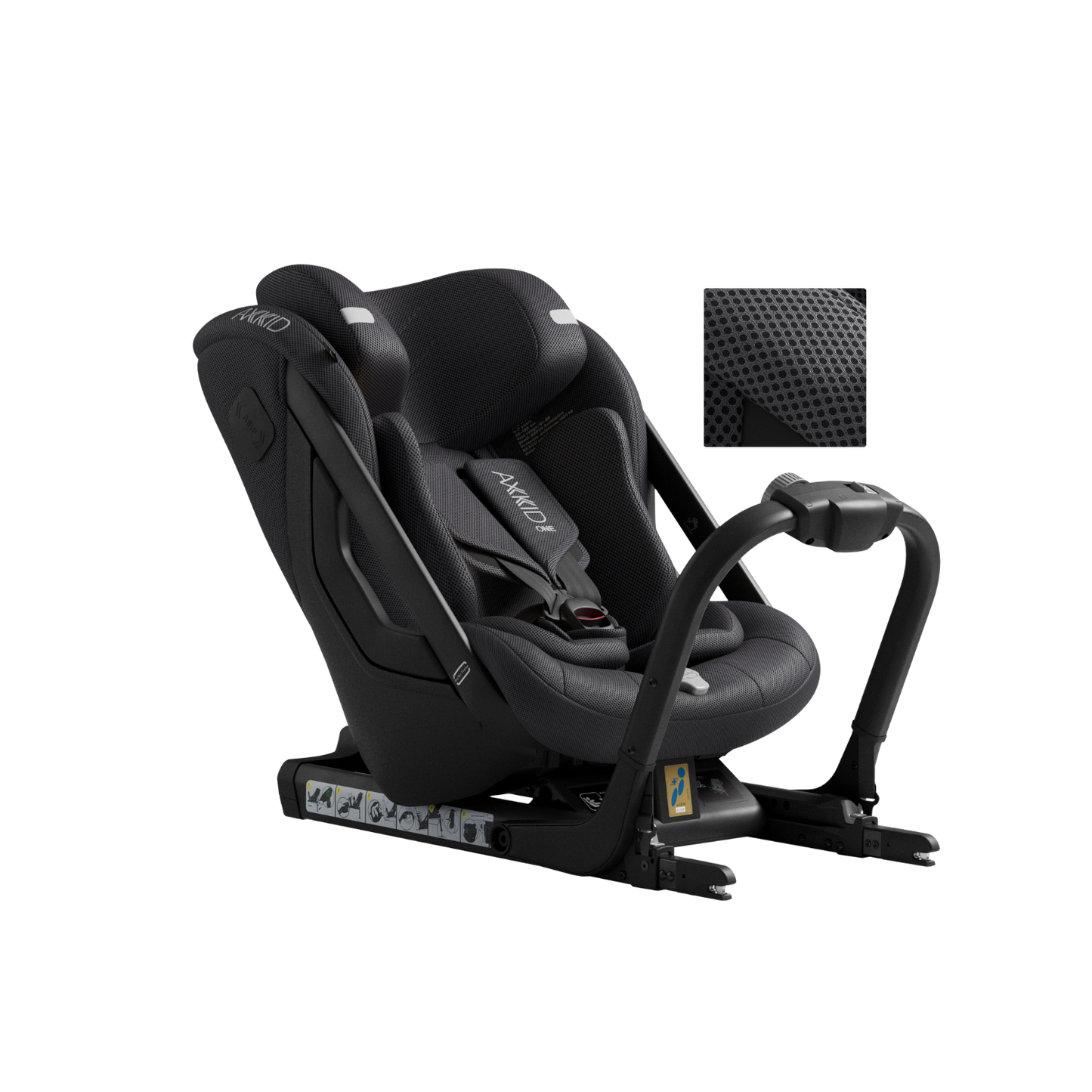 Silla de coche Axkid One 3 — Mesh Grey Ed. Limitada