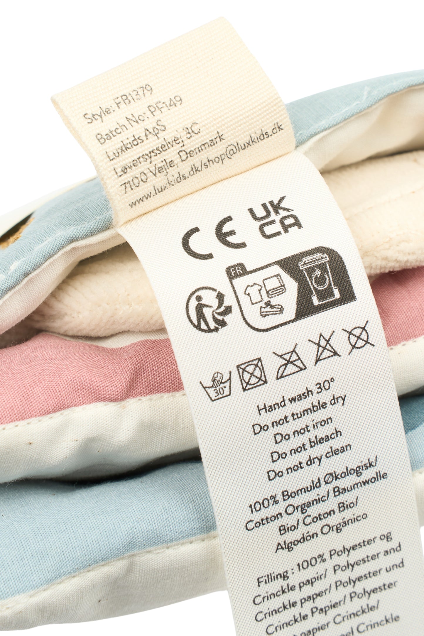 Fabric Book - Sea - en uso