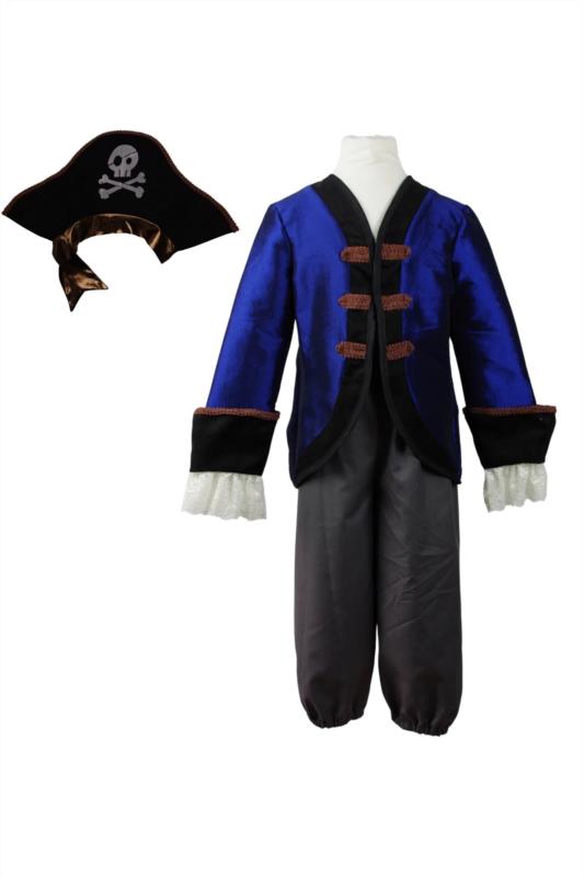 Disfraz Commodore Pirate Jacket Pant and Hat