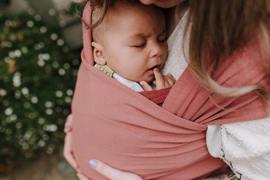 Fular elástico portabebé Boba Wrap Dusty Pink Talla única