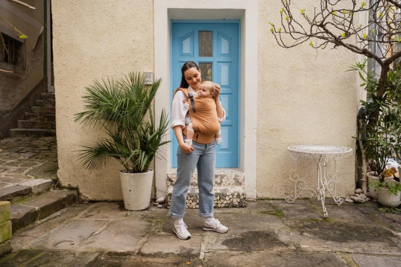 Mochila Evolutiva Portabebé Boba X Linen Rye Talla única