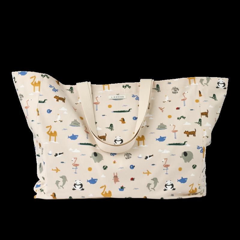 Maxi Totebag - Around the world / Sandy