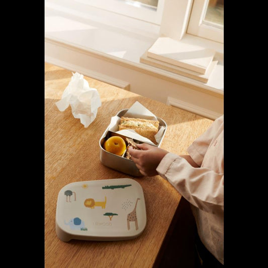 Arthur Printed Lunchbox - Safari sandy mix