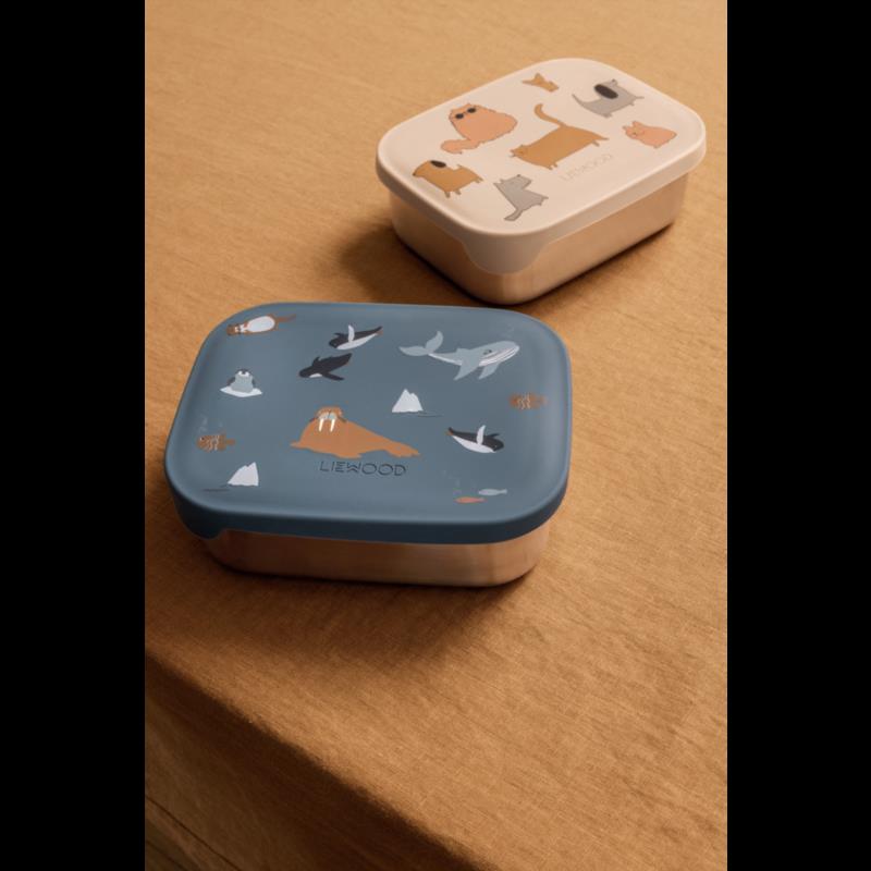 Arthur Printed Lunchbox - Arctic Sea / Ocean view - detalle