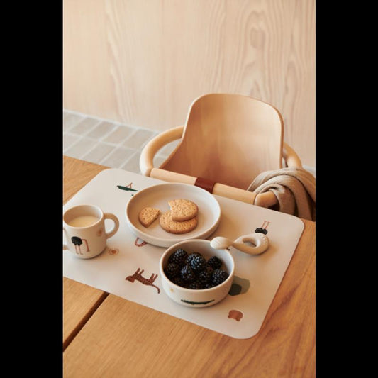 Vivi Printed Tableware Set - Safari sandy mix