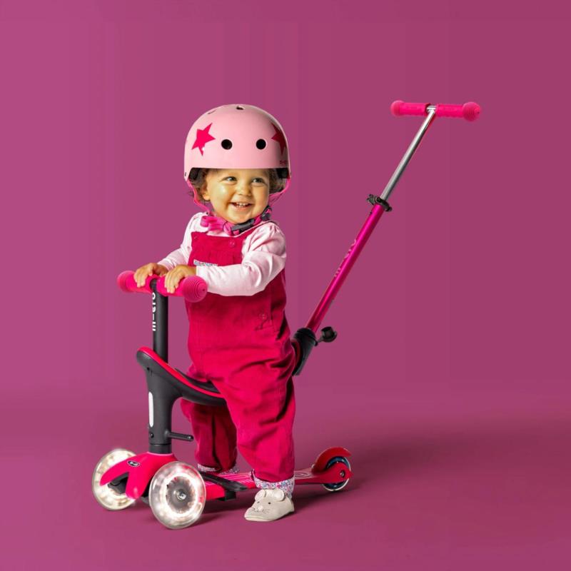 MINI 4en1 DELUXE LED ROSA - detalle