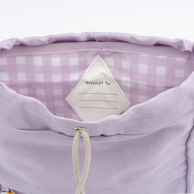 Backpack - Small - Lilac - en uso 2