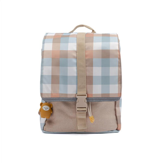 Backpack - Small - Cottage Blue Checks - vista alternativa