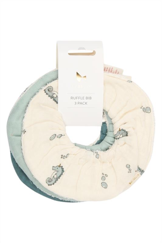 Ruffle Bib 3-pack - Under The Sea - vista alternativa