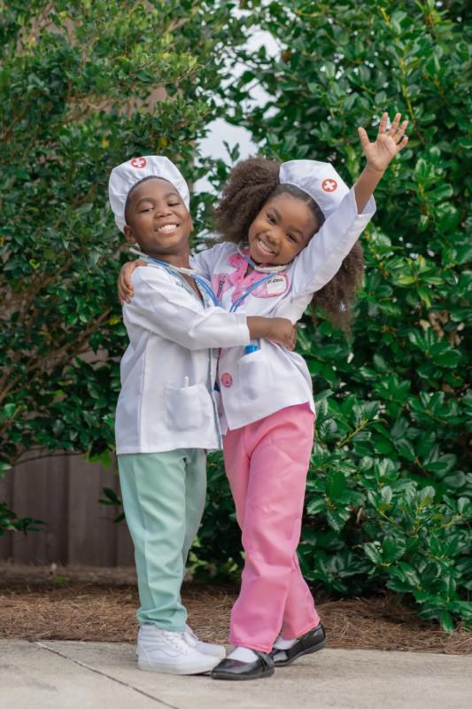 Disfraz doctor con accesorios 3-4