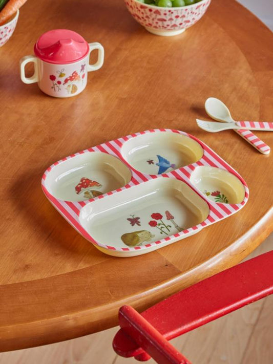 Set comida para bébe - Rosa - Happy Forest Print - Caja de regalo - vista alternativa
