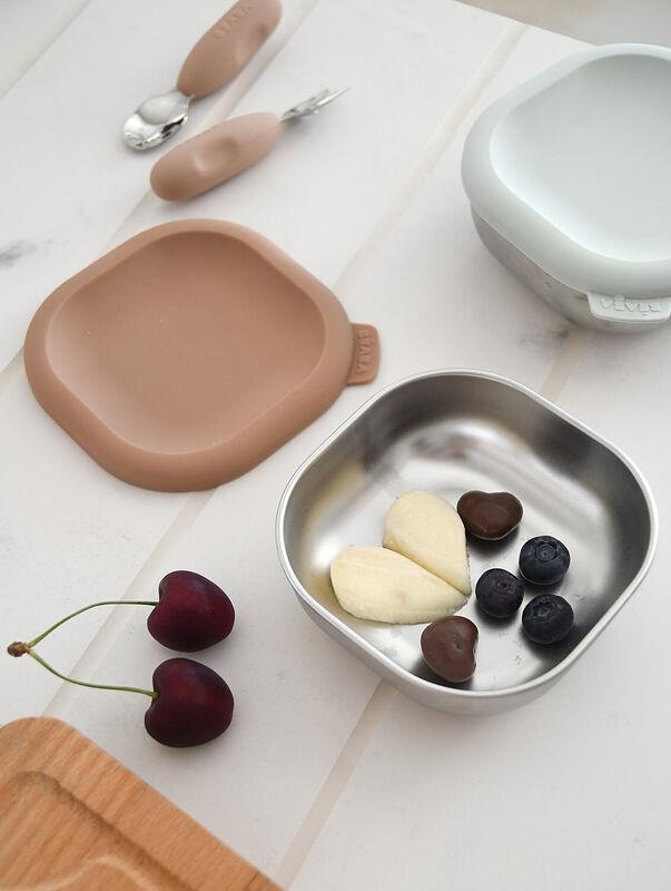 Cajas de comida multiusos de acero inoxidable - Natural set - en uso 2