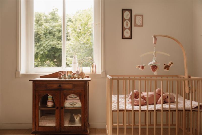 MOVIL MUSICAL DE MADERA FAIRY GARDEN FSC