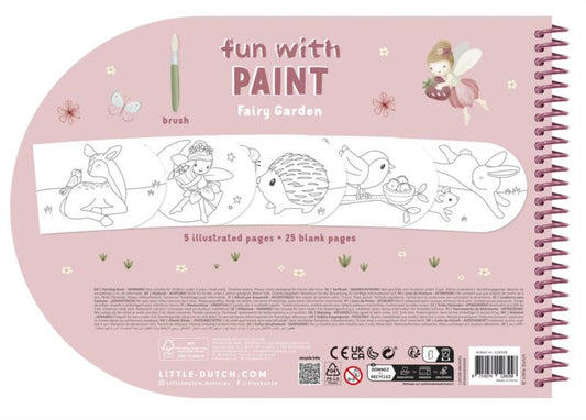 LIBRO ACUARELAS COLOREAR FAIRY GARDEN