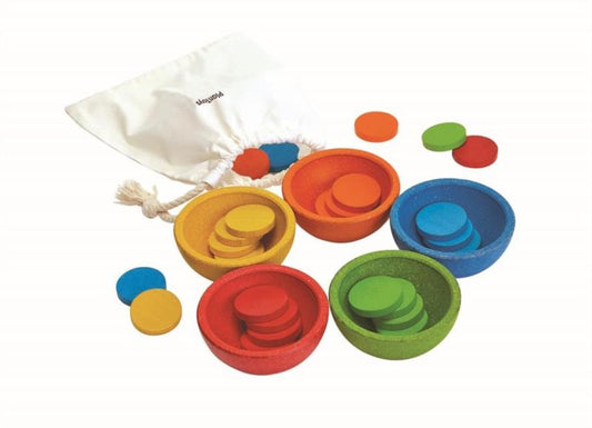 TAZAS ORDENA Y CUENTA PLANTOYS