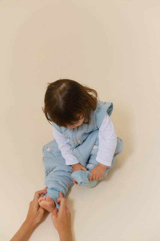 PIJAMA MANTA DUCK FAMILY MANGAS 2.5 2Y