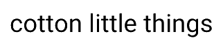 Logo Cotton Little Things