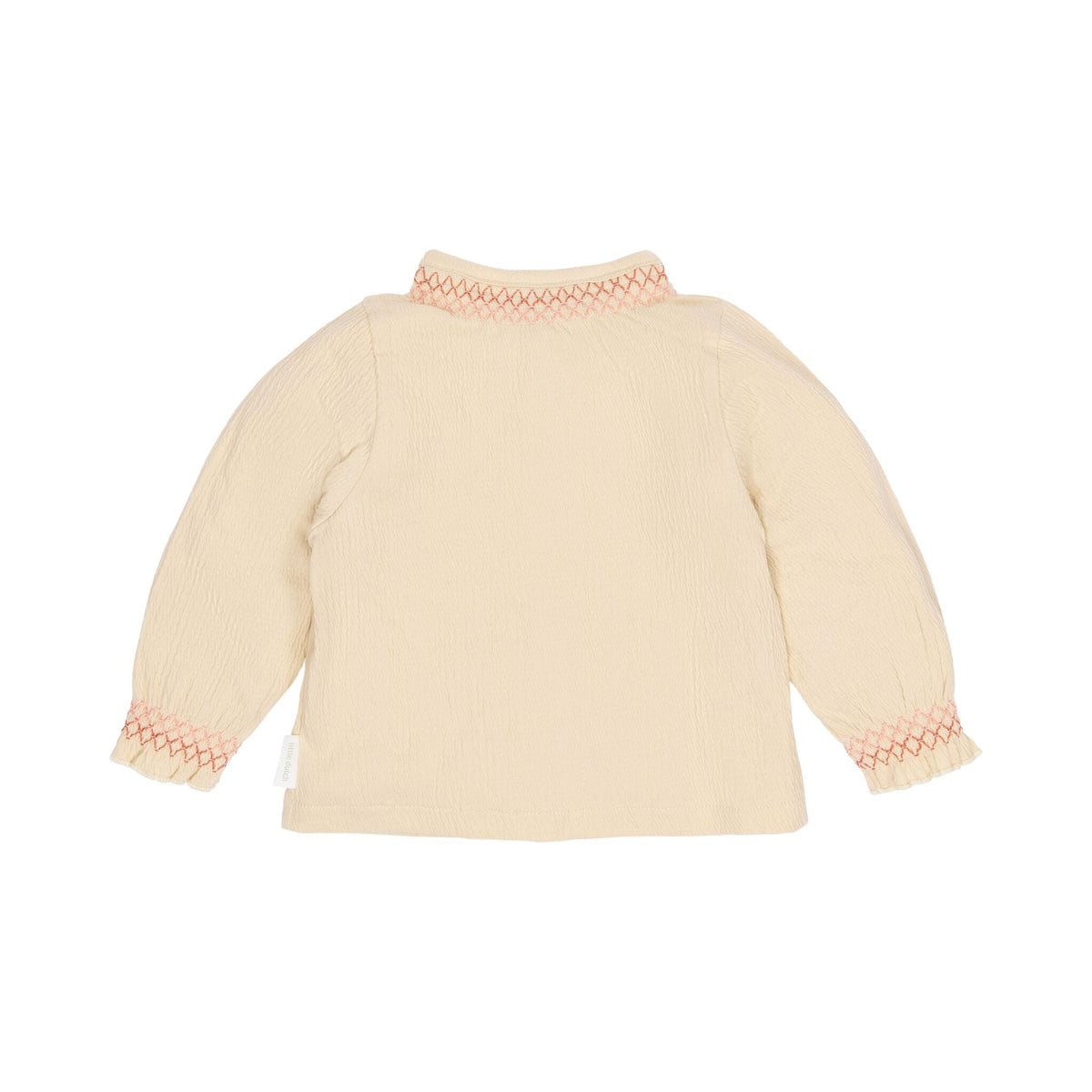 Blusa de botones manga larga - Vainilla