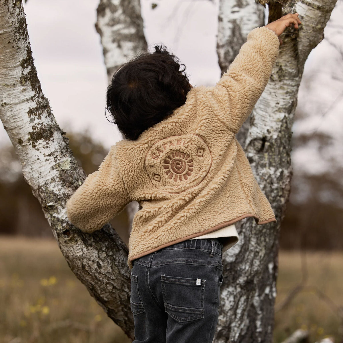Chaqueta borreguito - Taupe