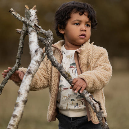 Chaqueta borreguito - Taupe