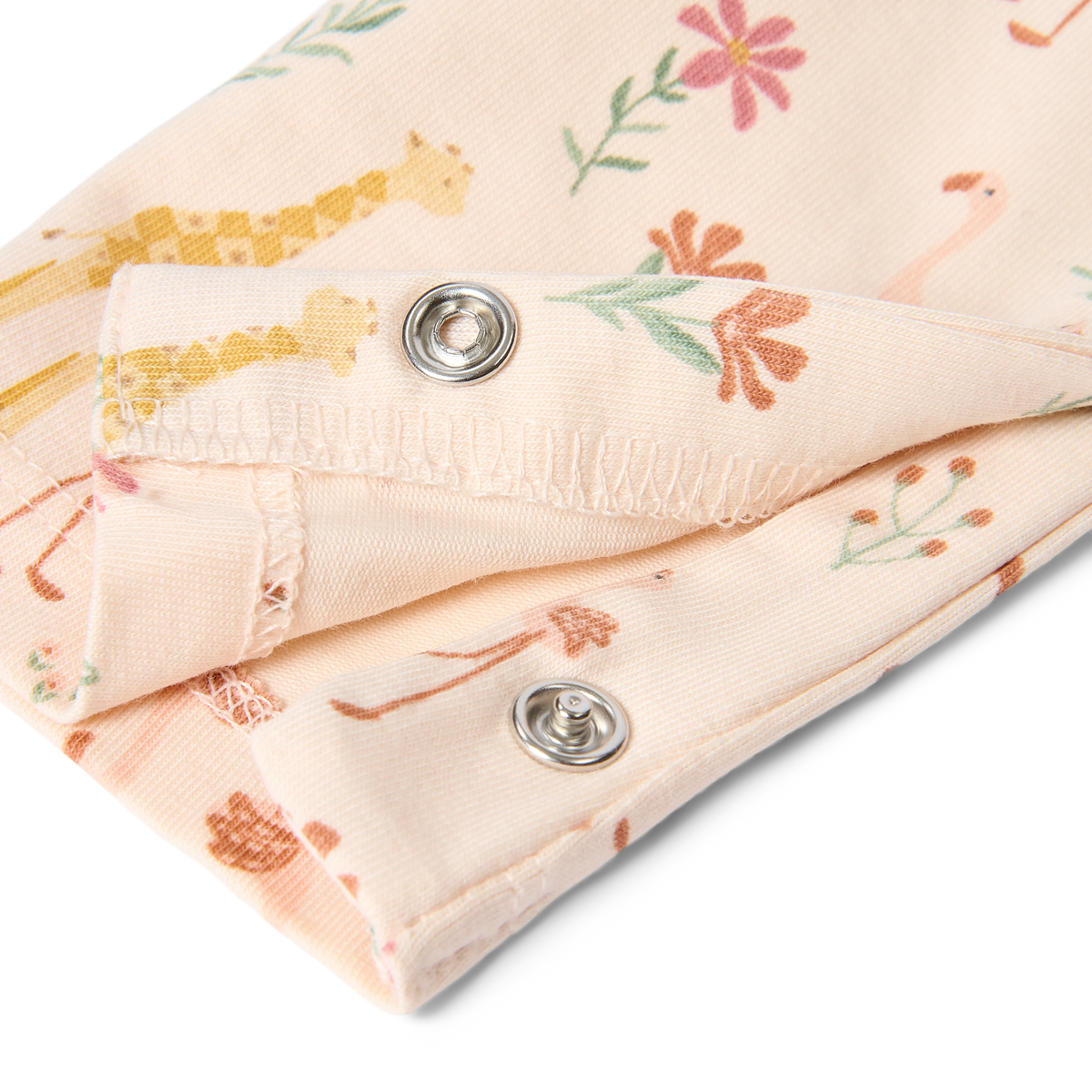 Pijama de una pieza Safari - Flamingo rosado