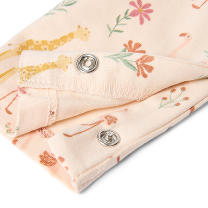 Pijama de una pieza Safari - Flamingo rosado
