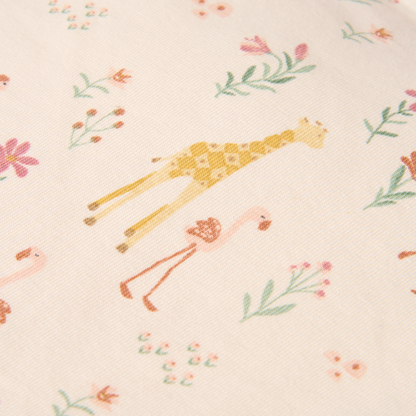 Pijama de una pieza Safari - Flamingo rosado