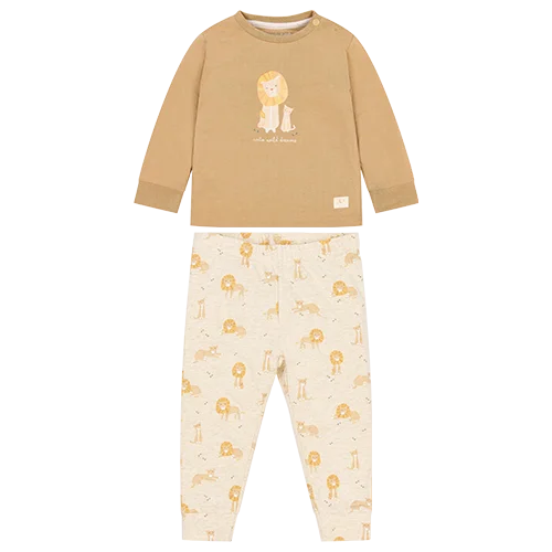 Pijama de dos piezas Safari - León tostado