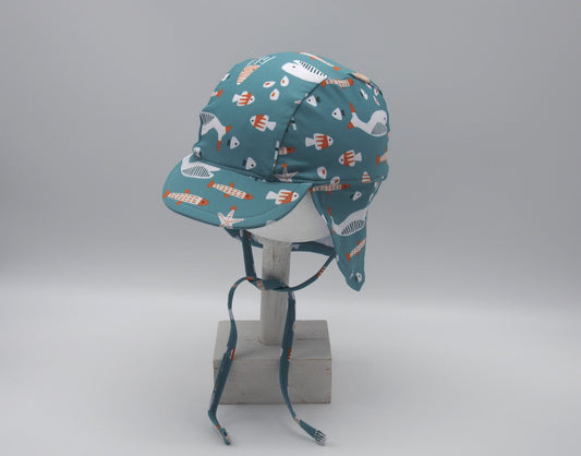 Gorro sahara pr. Solar UPF 50+ - Esmeralda Jellyfish