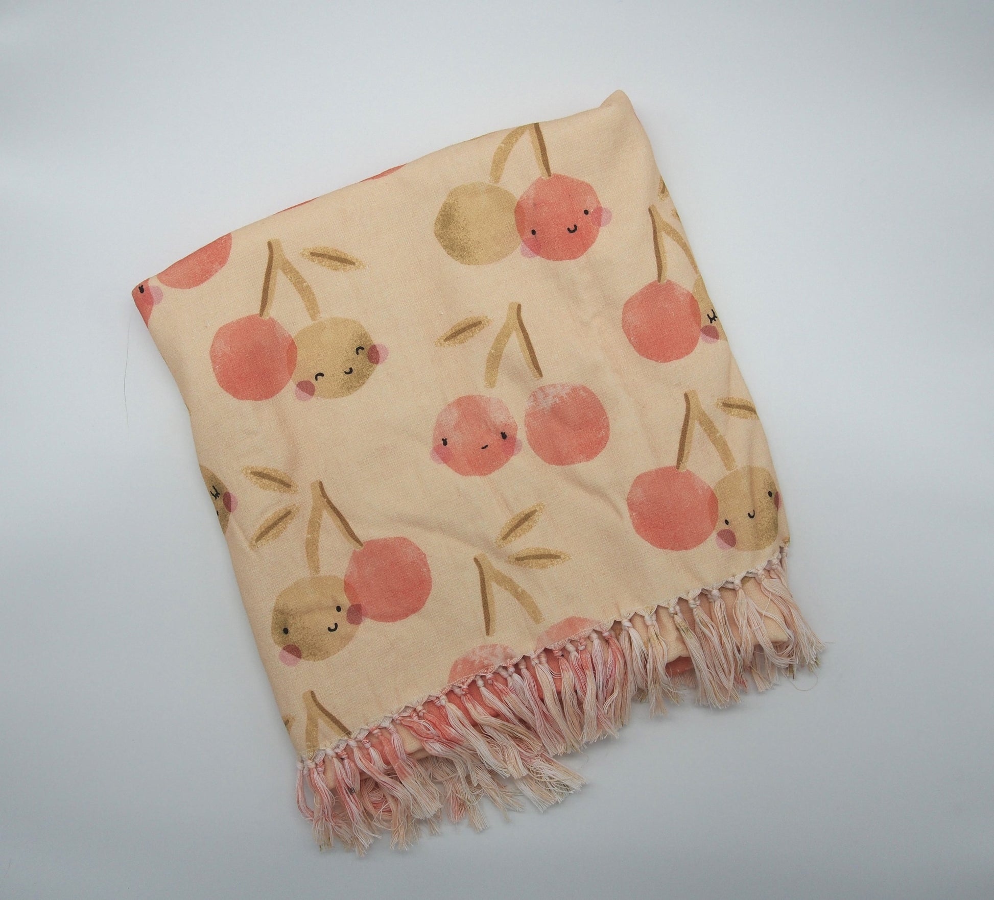 Toalla / pareo algodon - Melocoton Cherry