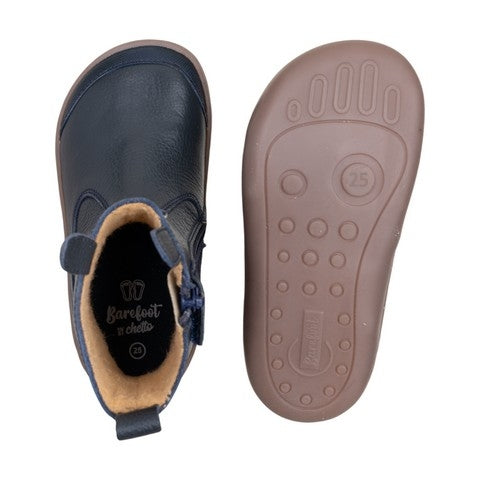 Bota barefoot conejito con puntera de goma Chetto — Azul marino - vista 2