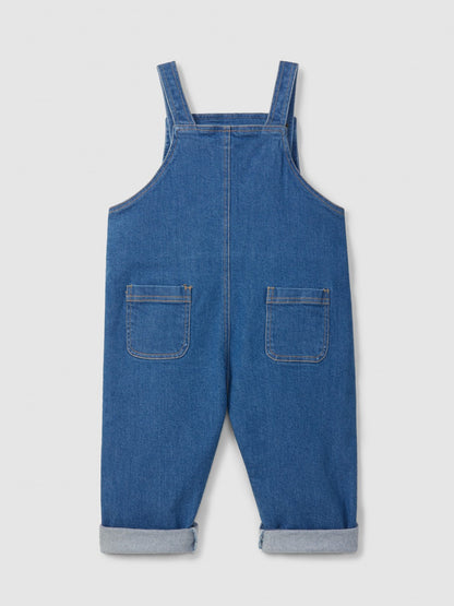 Peto vaquero con bolsillos Laranjinha, indigo