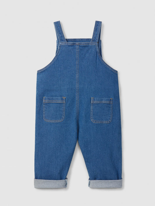 Peto vaquero con bolsillos Laranjinha, indigo