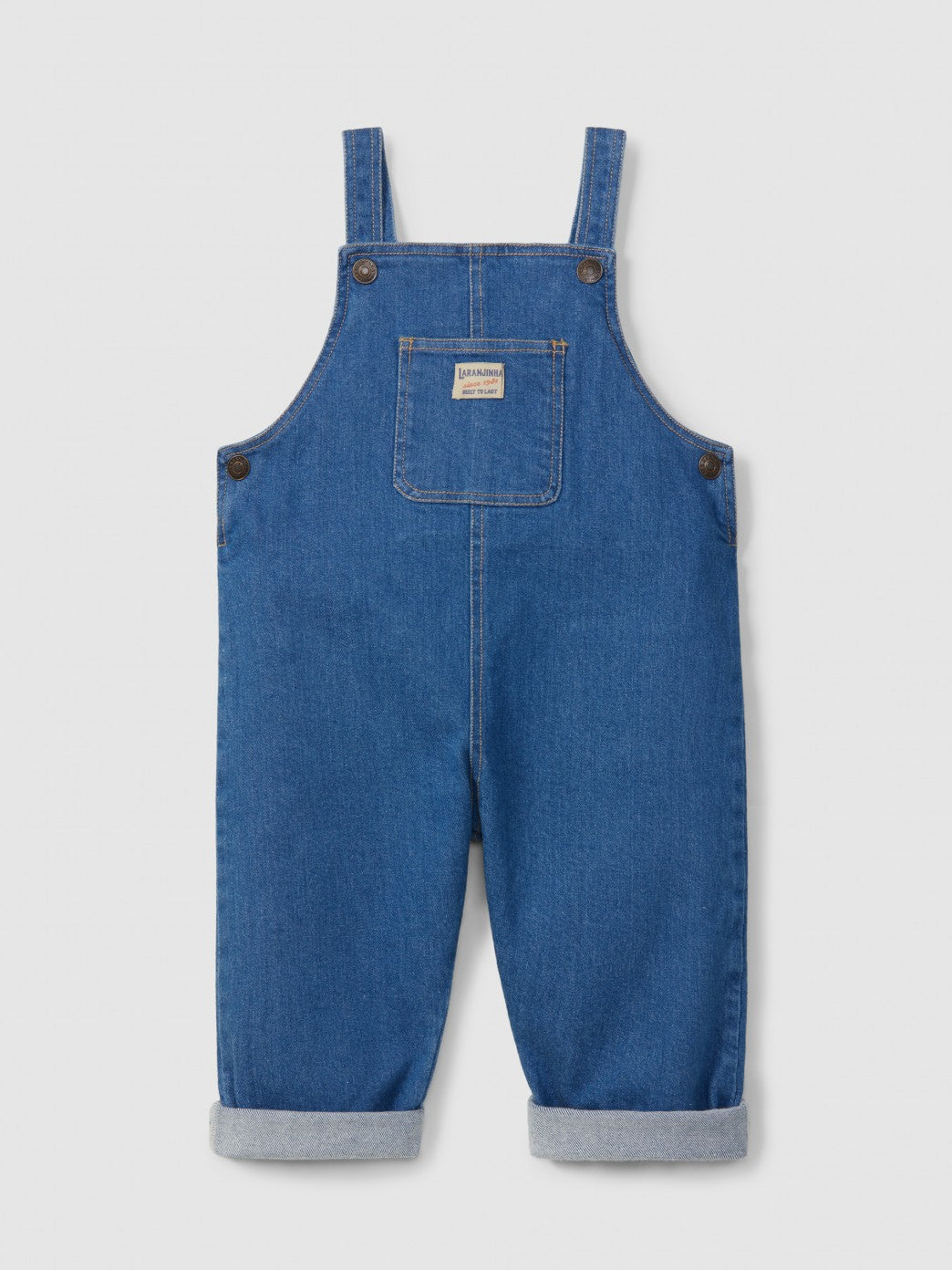 Peto vaquero con bolsillos Laranjinha, indigo