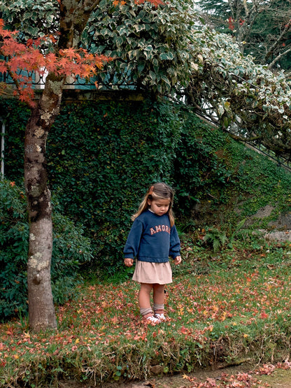 Vestido Amore Laranjinha, marino