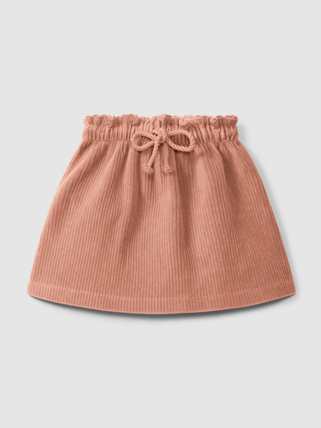 Falda de tela tipo pana Laranjinha, rosa viejo