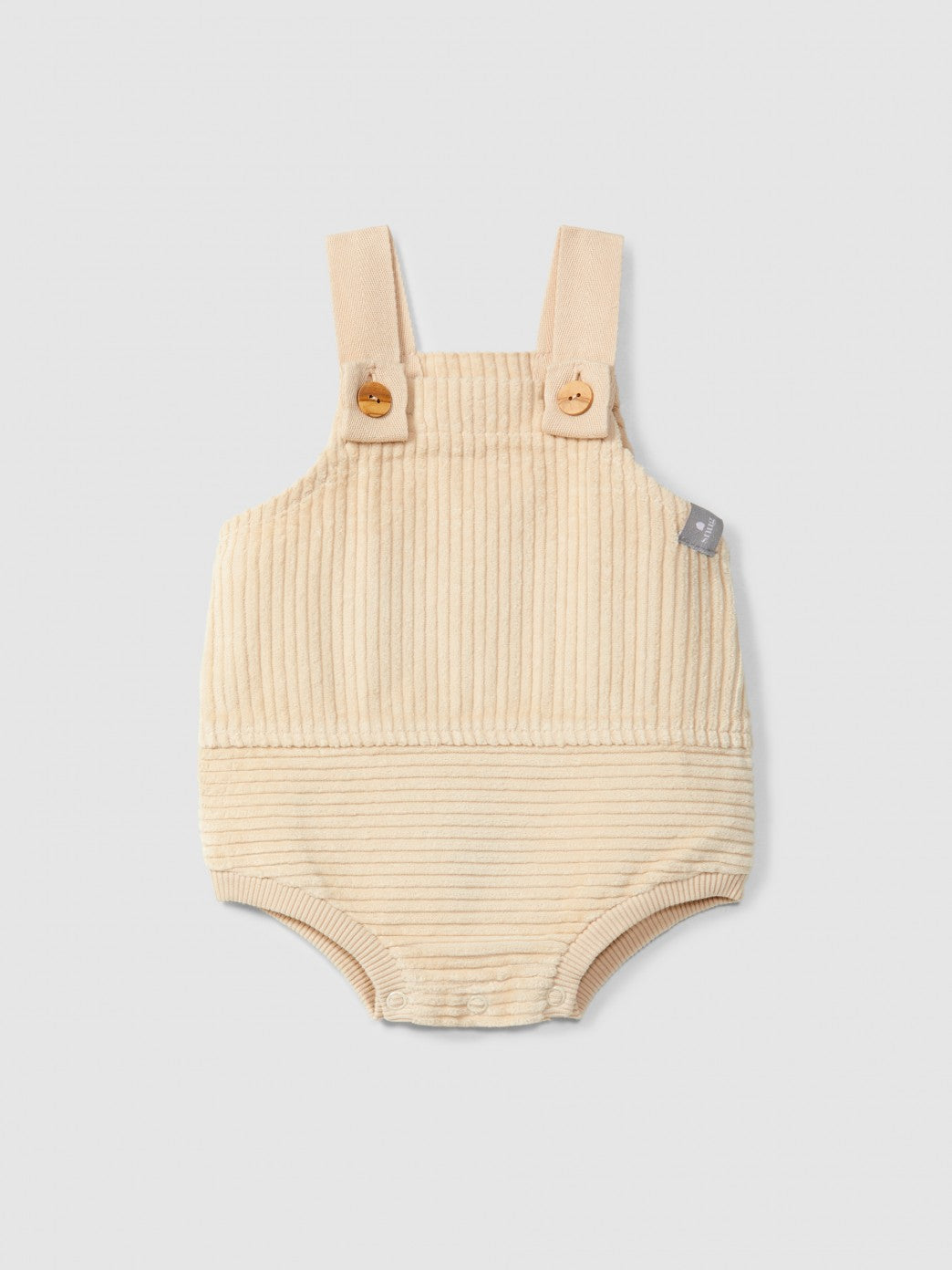 Bombacho de terciopelo acanalado Snug, beige