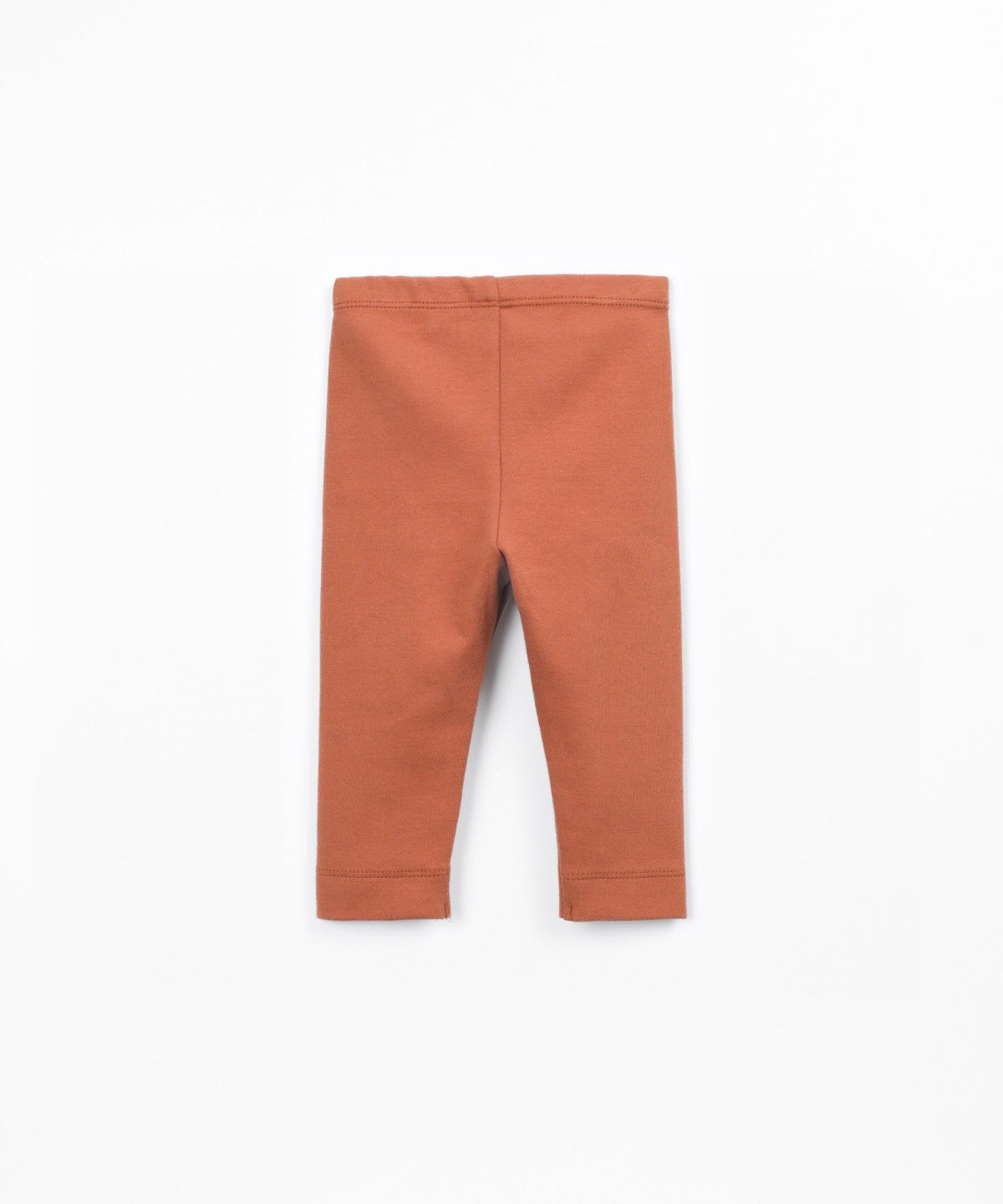 Leggings de canalé con algodón reciclado - Naranja - Play Up (detalle)
