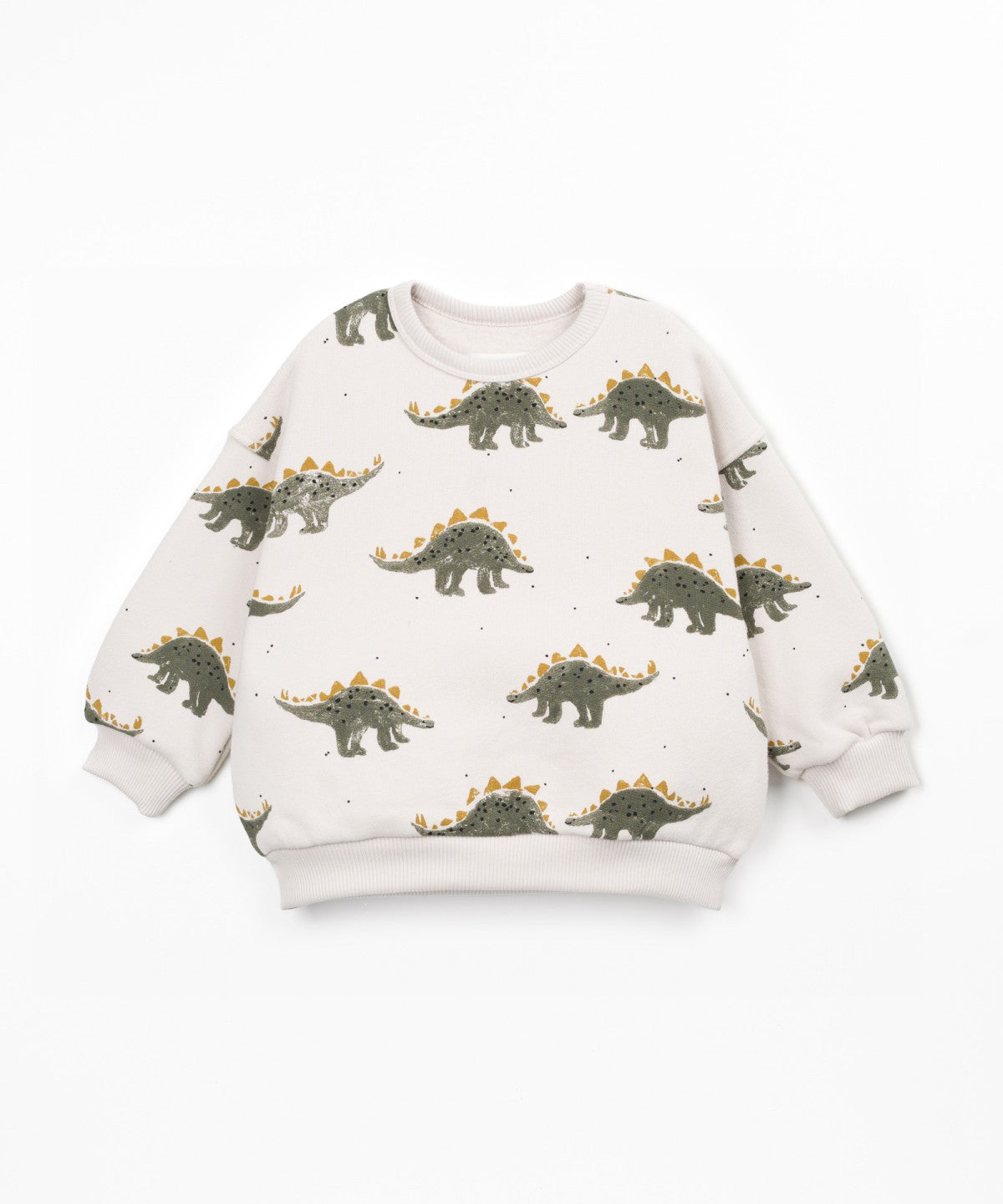 Sudadera estampado dinosaurios (3-14 años) - Beige - Play Up