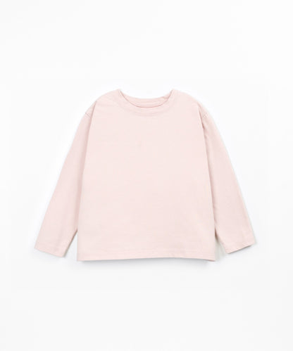 Camiseta básica de manga larga (3-14 años) - Rosa claro - Play Up