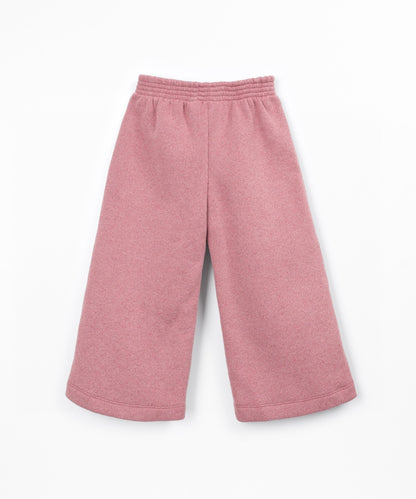 Pantalón de felpa con interior perchado (3-14 años) - Rosa - Play Up (detalle)