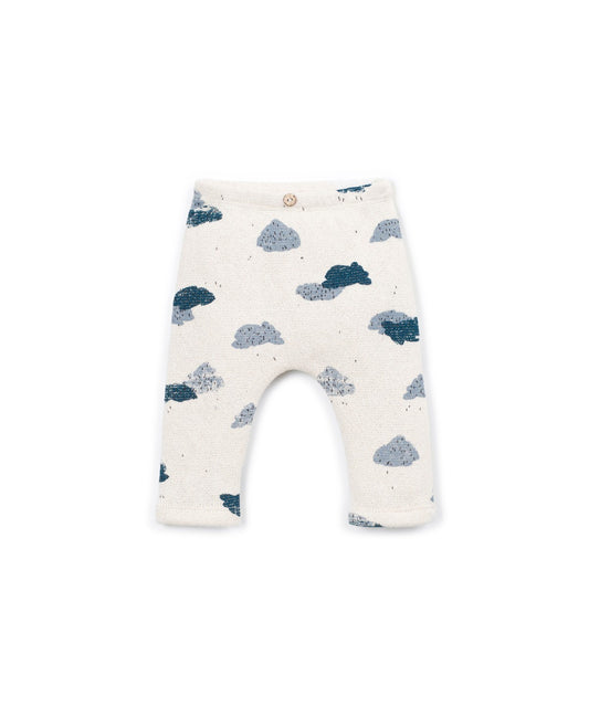 Leggings estampado nubes - Azul claro - Play Up