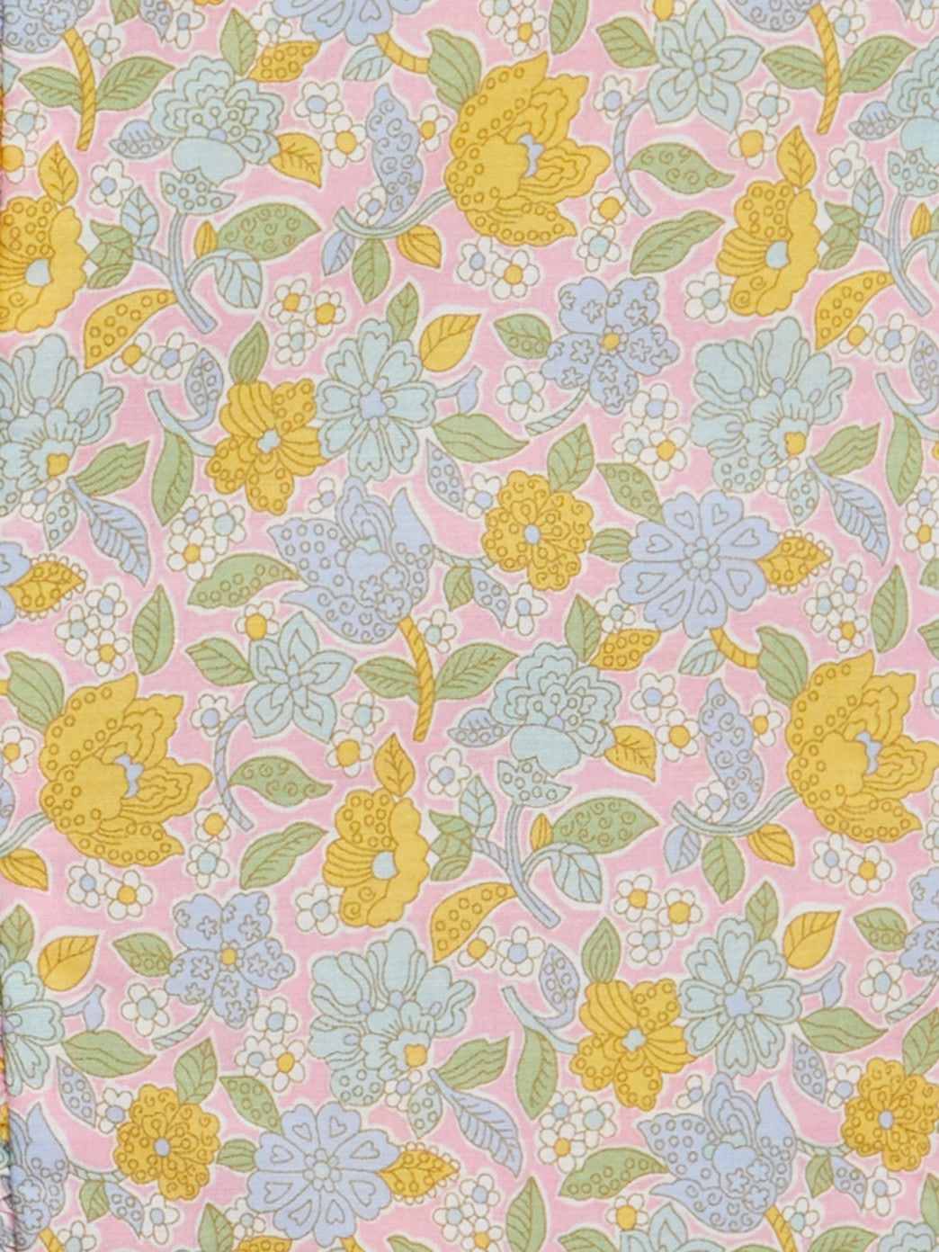 Vestido de tejido Liberty floral Laranjinha, rosa