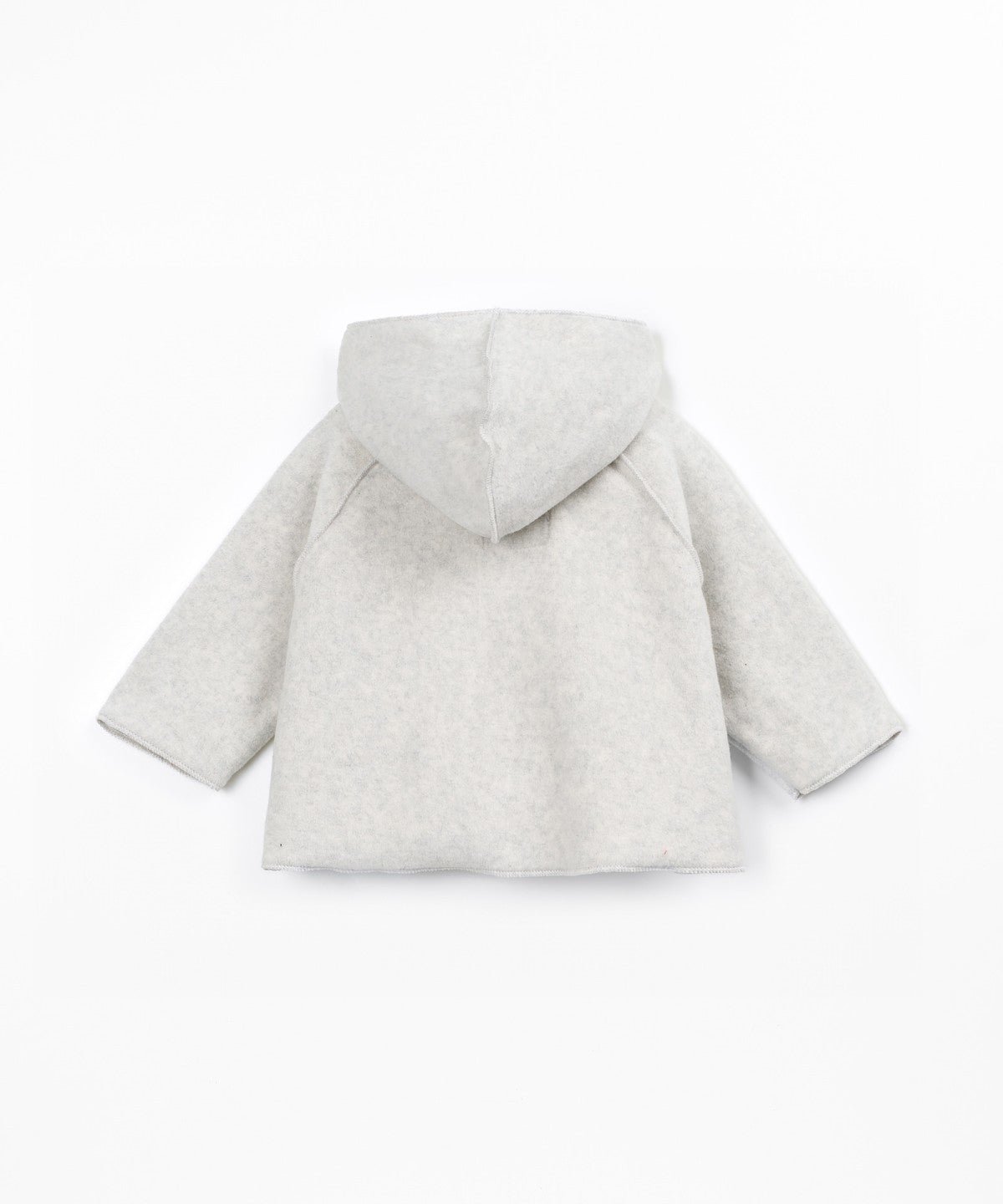 Chaqueta de forro polar con capucha - Beige