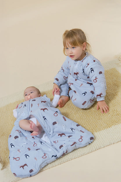 Saco de dormir con mangas TOG 2.5 Molis&Co - Winter Animals