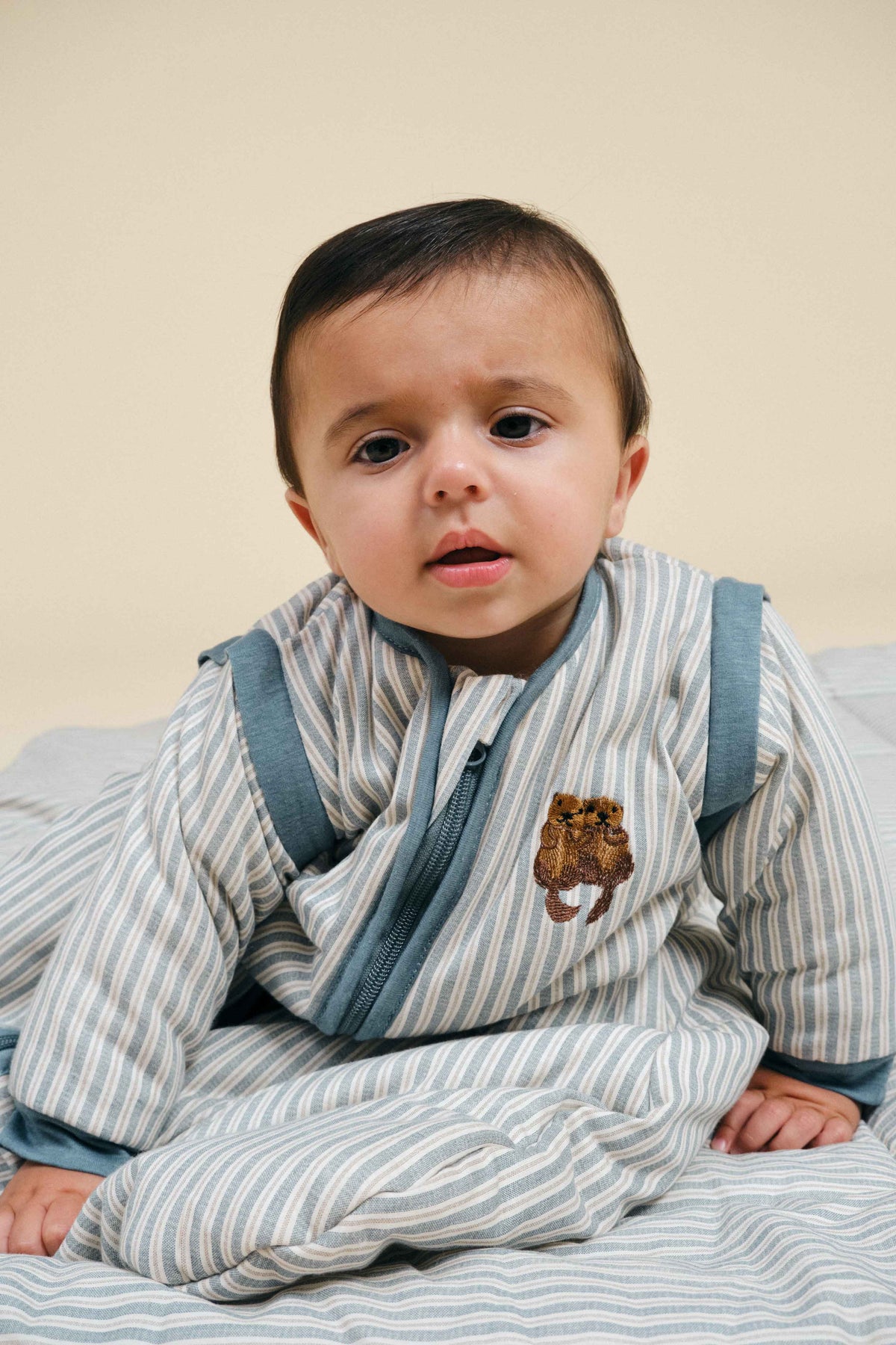 Saco de dormir con mangas TOG 2.5 Molis&Co - Blue Stripes
