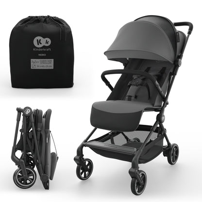 Silla de paseo de cabina Kinderkraft Nebo — Gris